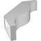 Ekena Millwork 6-in. W x 24-in. D x 32-in. H Funston Architectural Grade PVC Knee Brace BRCP06X24X32FST - alternate 5